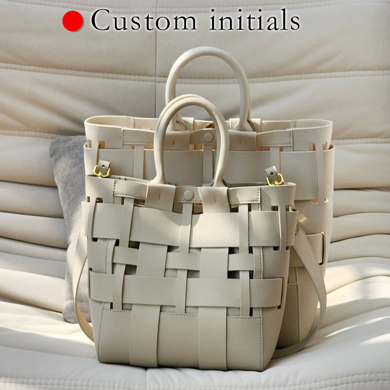 Custom Initials Genuine Leathe - огляд і ціна Luxury Bags Tote